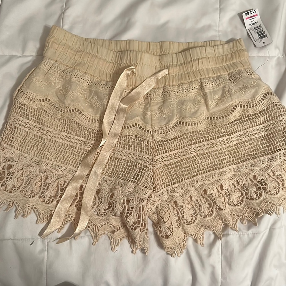 Crochet shorts
